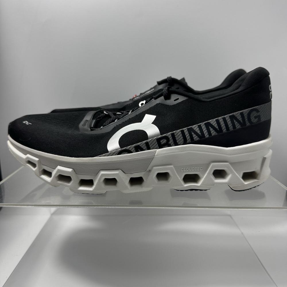 On Cloudmonster 2 Running Cloud Sneakers Black Frost 3ME10121197 Men's Size 13